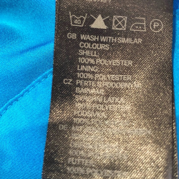 Pretty Peacock Blue Shift Dress Size: 12 H&M - Picture 10 of 10